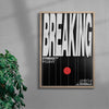 Breaking Point contemporary wall art print by Sheyi Adebayo - sold by DROOL