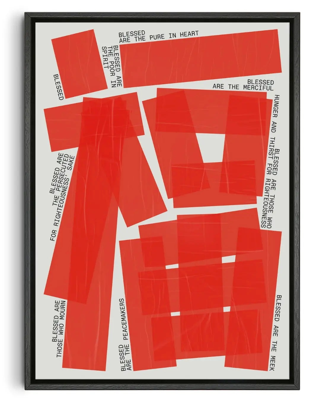 EIGHT BLESSINGS contemporary wall art print by Xtian Miller - sold by DROOL