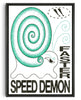 Load image into Gallery viewer, Speed Demon contemporary wall art print by Alexander Khabbazi - sold by DROOL