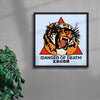 Danger of Death contemporary wall art print by Othman Zougam - sold by DROOL