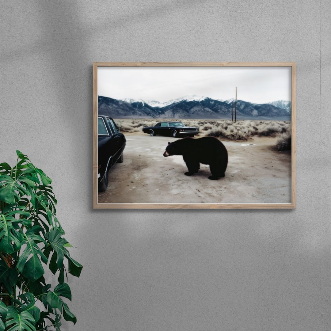 Close Call contemporary wall art print by Max Viper - sold by DROOL