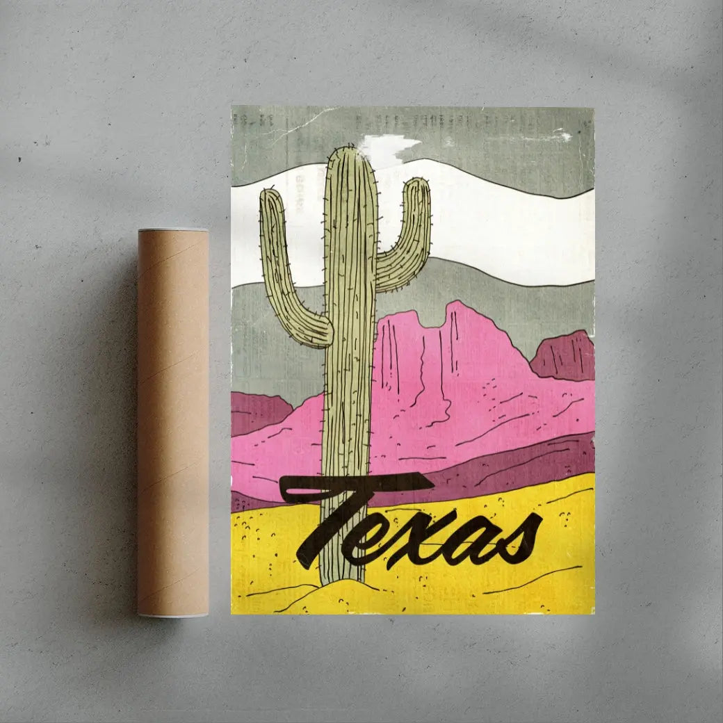 Retro Texas Desert