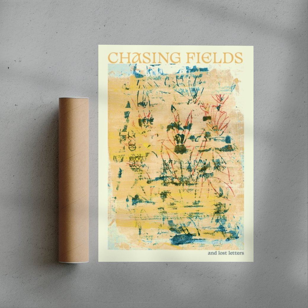 11.7x16.5" (A3) Chasing Fields - UNFRAMED contemporary wall art print by DROOL Collective - sold by DROOL