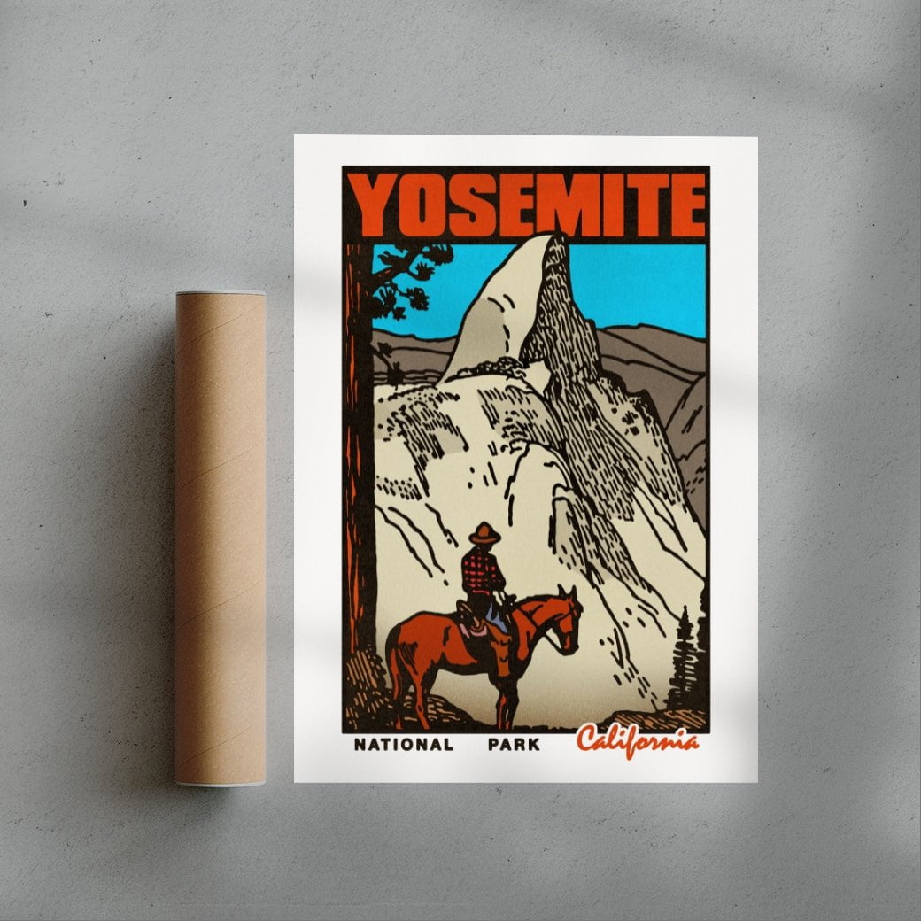 Yosemite contemporary wall art print by Othman Zougam - sold by DROOL