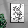 MEME GULL contemporary wall art print by Max Blackmore - sold by DROOL