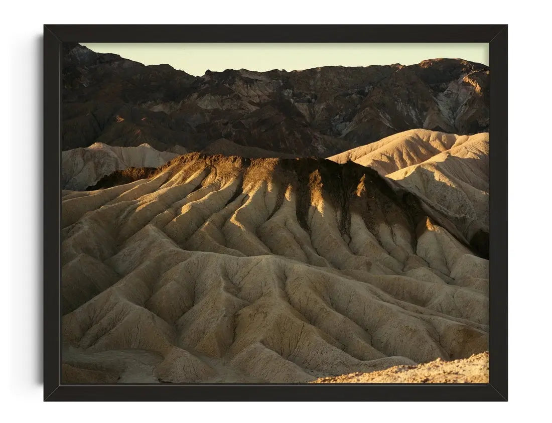 Desert Ridges contemporary wall art print by Alex Broadstock - sold by DROOL