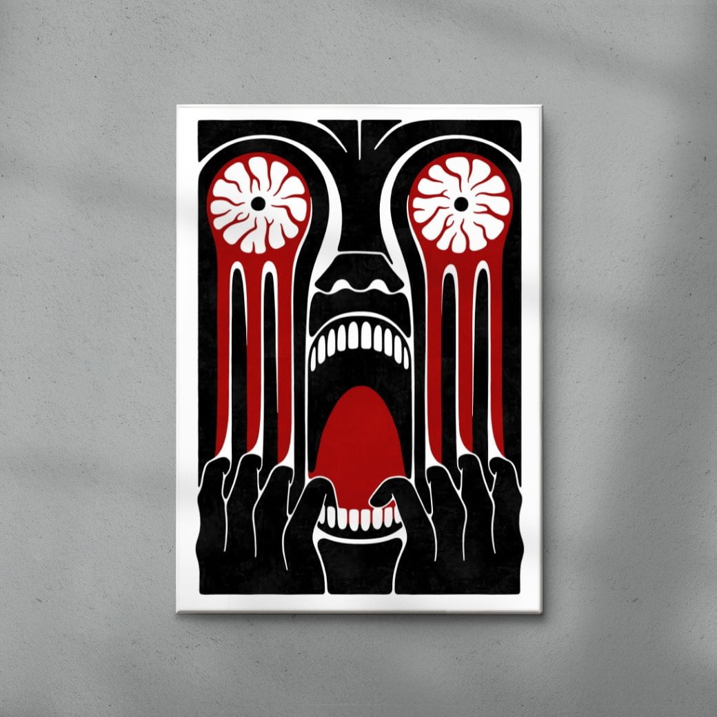 Big Beautiful Painting contemporary wall art print by Henrik Delehag - sold by DROOL