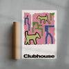 Clubhouse (2) contemporary wall art print by Will Da Costa - sold by DROOL