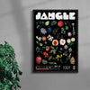 JANGLE contemporary wall art print by George Kempster - sold by DROOL