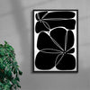 Flowers contemporary wall art print by Konrad Grafik - sold by DROOL