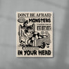 Monsters In Your Head contemporary wall art print by Laserblazt - sold by DROOL