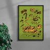 Ikebana Cuttings contemporary wall art print by Lauren Doughty - sold by DROOL