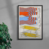 Meaning contemporary wall art print by Tristan Huschke - sold by DROOL