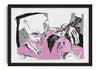 V.I.P.'s contemporary wall art print by Amelie Goeppel - sold by DROOL