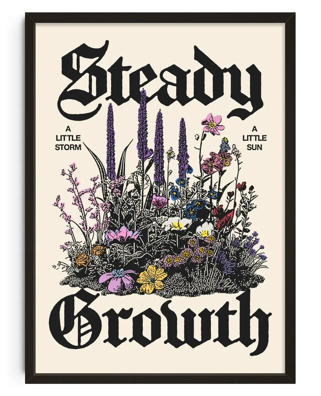STEADY GROWTH contemporary art print by Kido - sold by DROOL