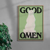 Good Omen (Green) contemporary wall art print by Utsav Verma - sold by DROOL