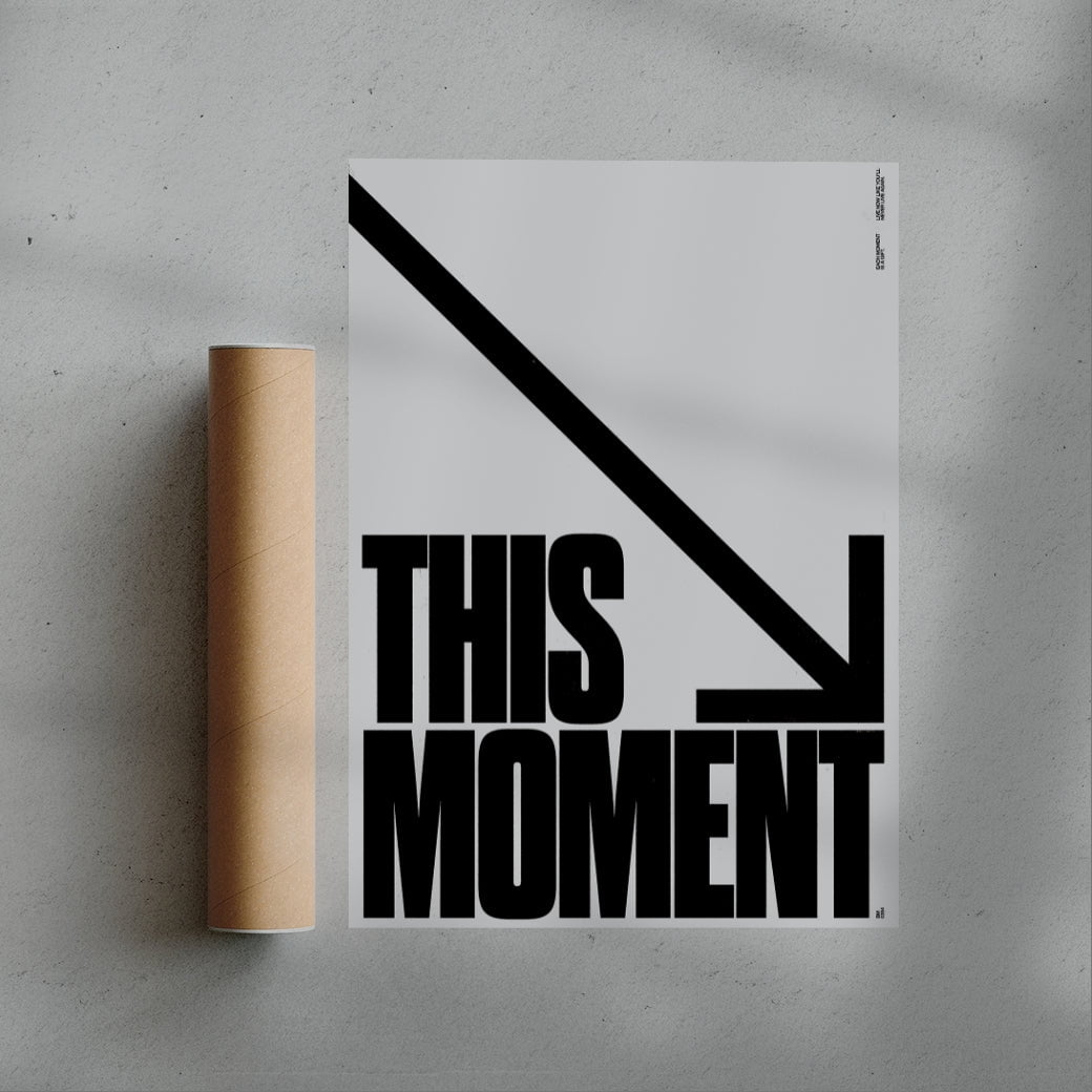 THIS MOMENT contemporary wall art print by Brad Mead - sold by DROOL