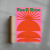 Rise & Shine contemporary wall art print by John Schulisch - sold by DROOL