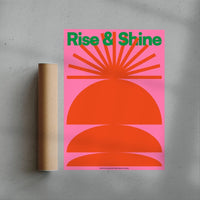 Thumbnail for Rise & Shine contemporary wall art print by John Schulisch - sold by DROOL