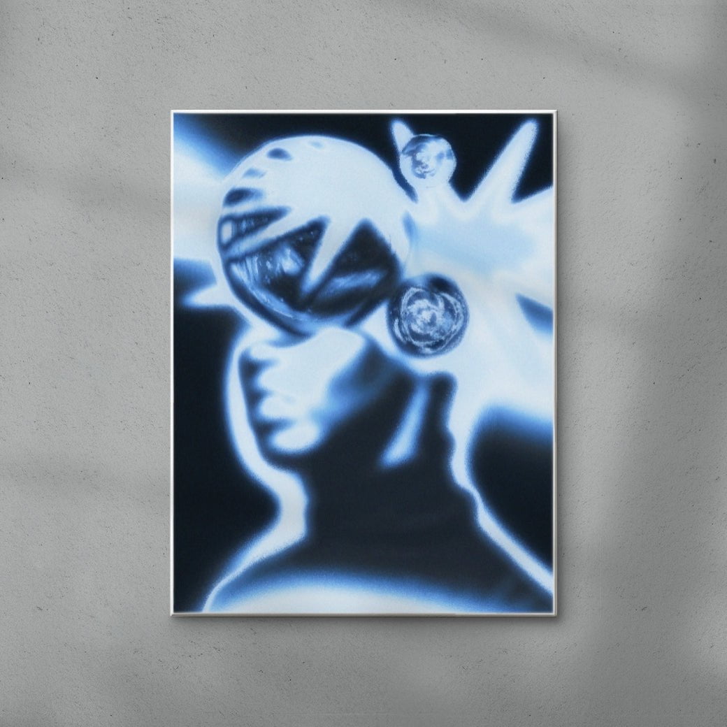 Inner Worlds contemporary wall art print by Antoine Paikert - sold by DROOL
