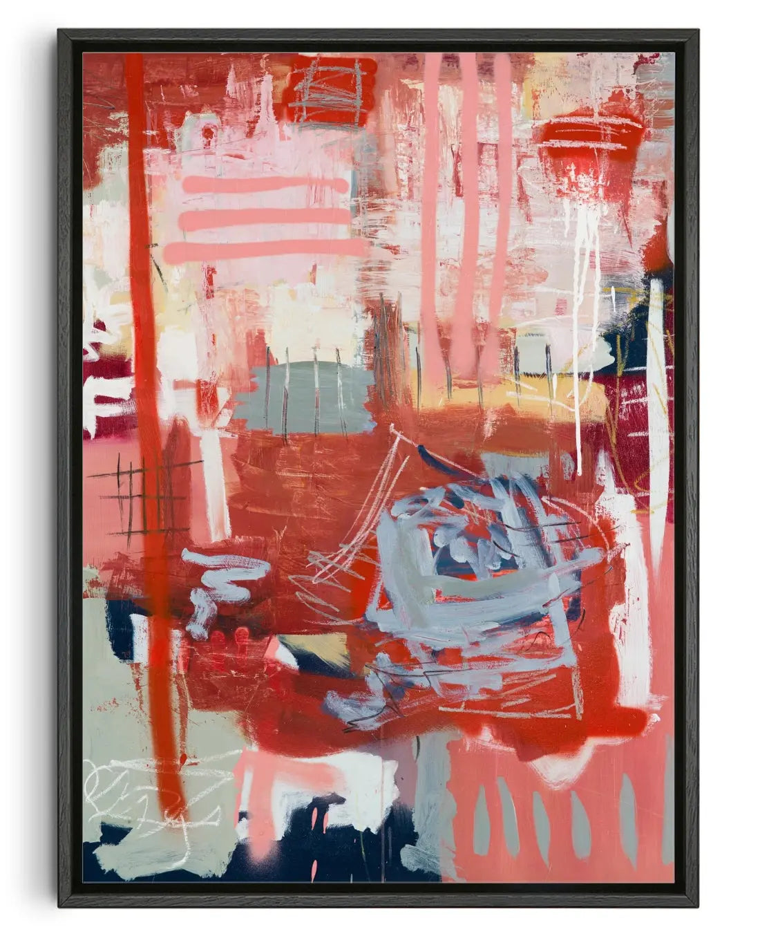 Feud contemporary canvas print by Caitlin Flood-Molyneux - sold by DROOL