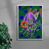 Sweet Nightmare contemporary wall art print by mareykrap - sold by DROOL