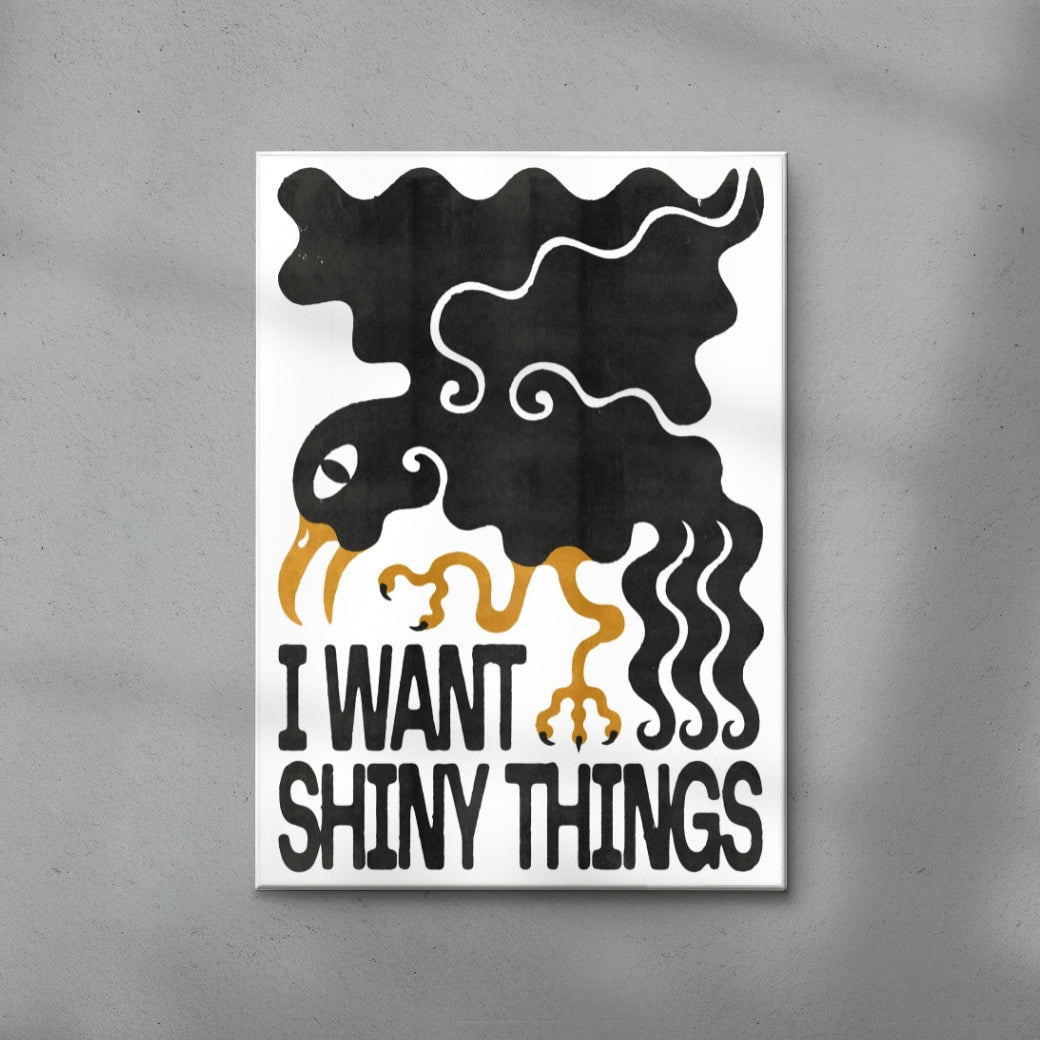 Shiny Things contemporary wall art print by Alexander Khabbazi - sold by DROOL