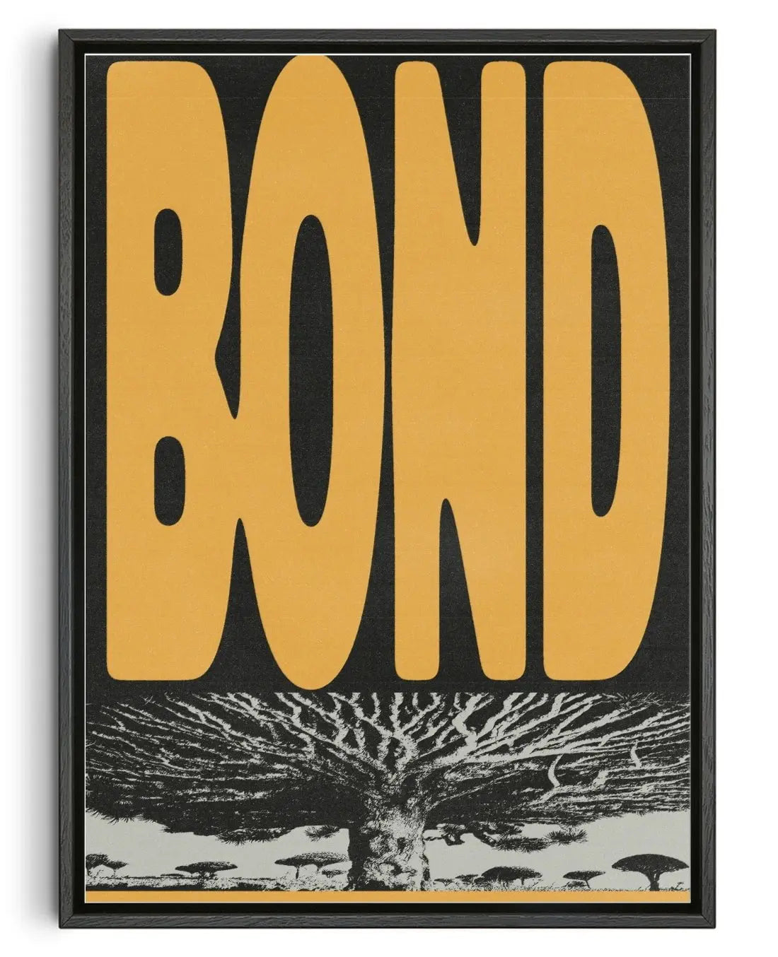 BOND contemporary wall art print by Sheyi Adebayo - sold by DROOL