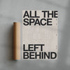 ALL THE SPACE contemporary wall art print by Brad Mead - sold by DROOL