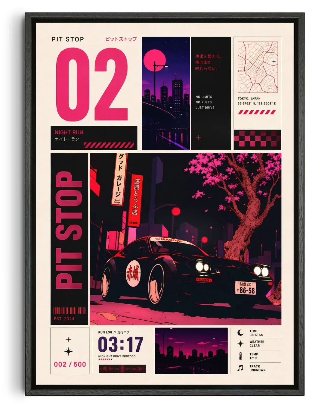 PIT STOP no. 02 contemporary canvas print by MelancholyMachinations - sold by DROOL