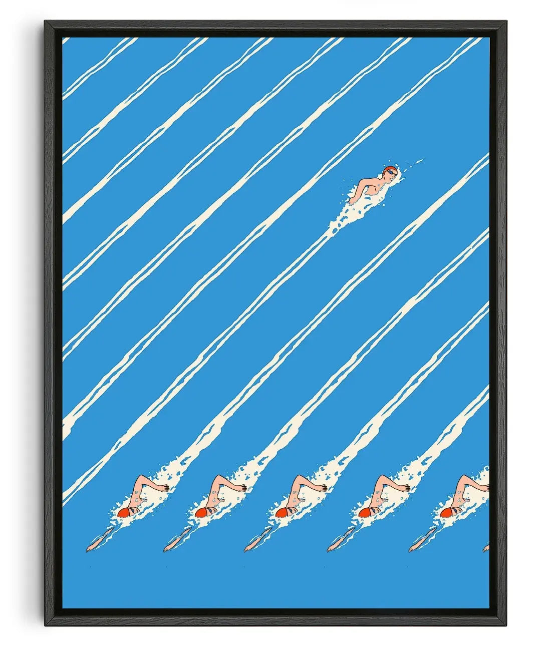 Against  contemporary canvas print by Simon Bailly - sold by DROOL