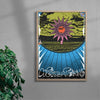 Weird visions contemporary wall art print by Jorge Santos - sold by DROOL
