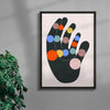 Colors Hand contemporary wall art print by David Vanadia - sold by DROOL