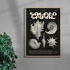 Sacred Spiral contemporary wall art print by Coveposter - sold by DROOL