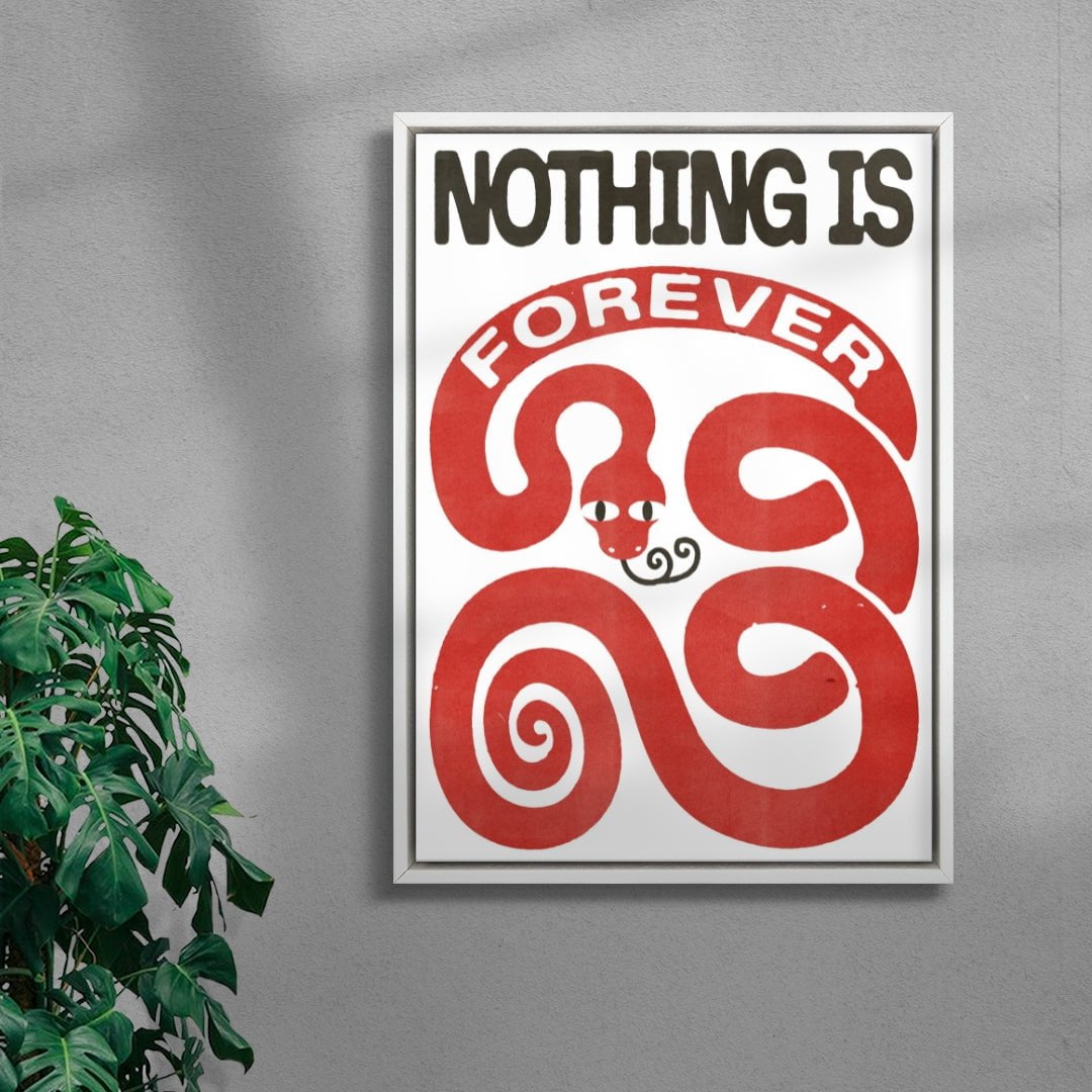 Nothing Is Forever contemporary wall art print by Alexander Khabbazi - sold by DROOL