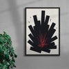 CARDIAC contemporary wall art print by Xtian Miller - sold by DROOL