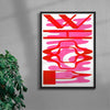 WHOOP contemporary wall art print by Bollo - sold by DROOL