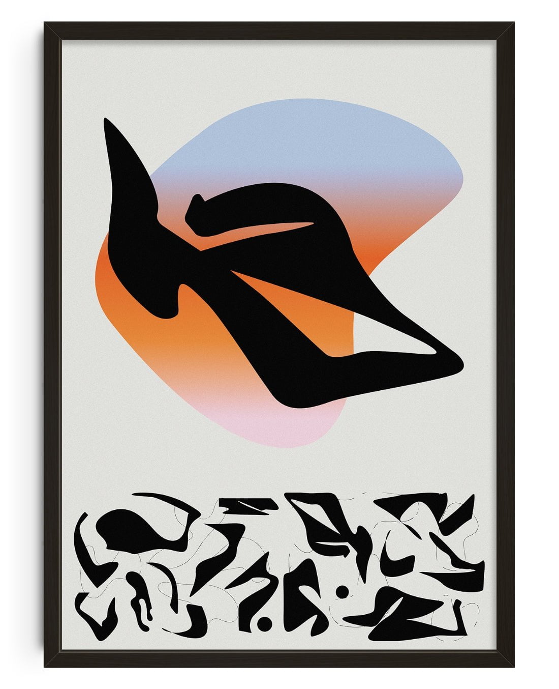 After Jean Arp 03/03 contemporary wall art print by Gabrielle White - sold by DROOL