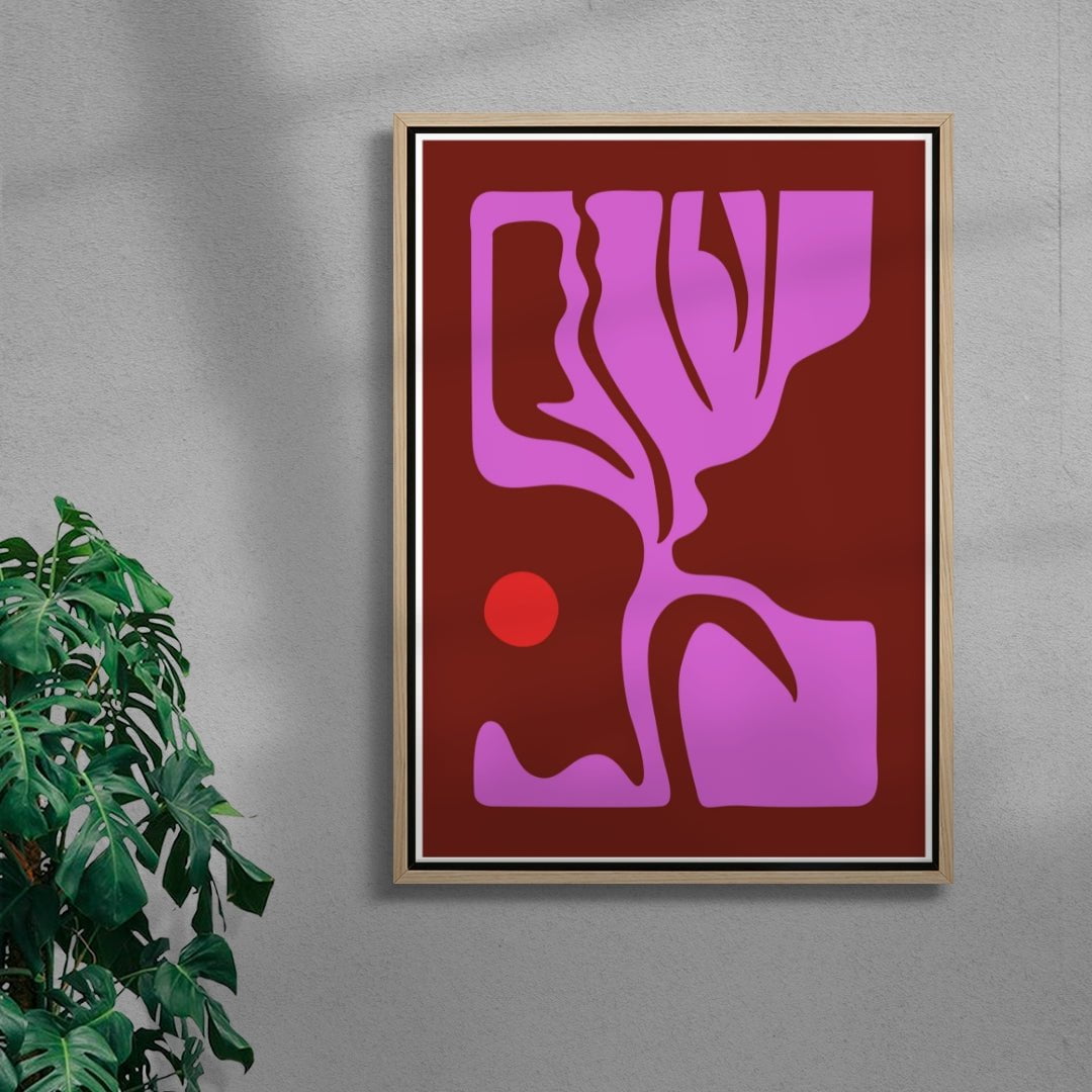 Wabi Sabi contemporary wall art print by Kim Van Vuuren - sold by DROOL