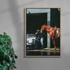 HORSEWASHING contemporary wall art print by Ces XC - sold by DROOL
