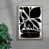 Potted plant 02 contemporary wall art print by Konrad Grafik - sold by DROOL