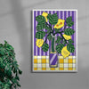 Limonade contemporary wall art print by Paolinoshka - sold by DROOL