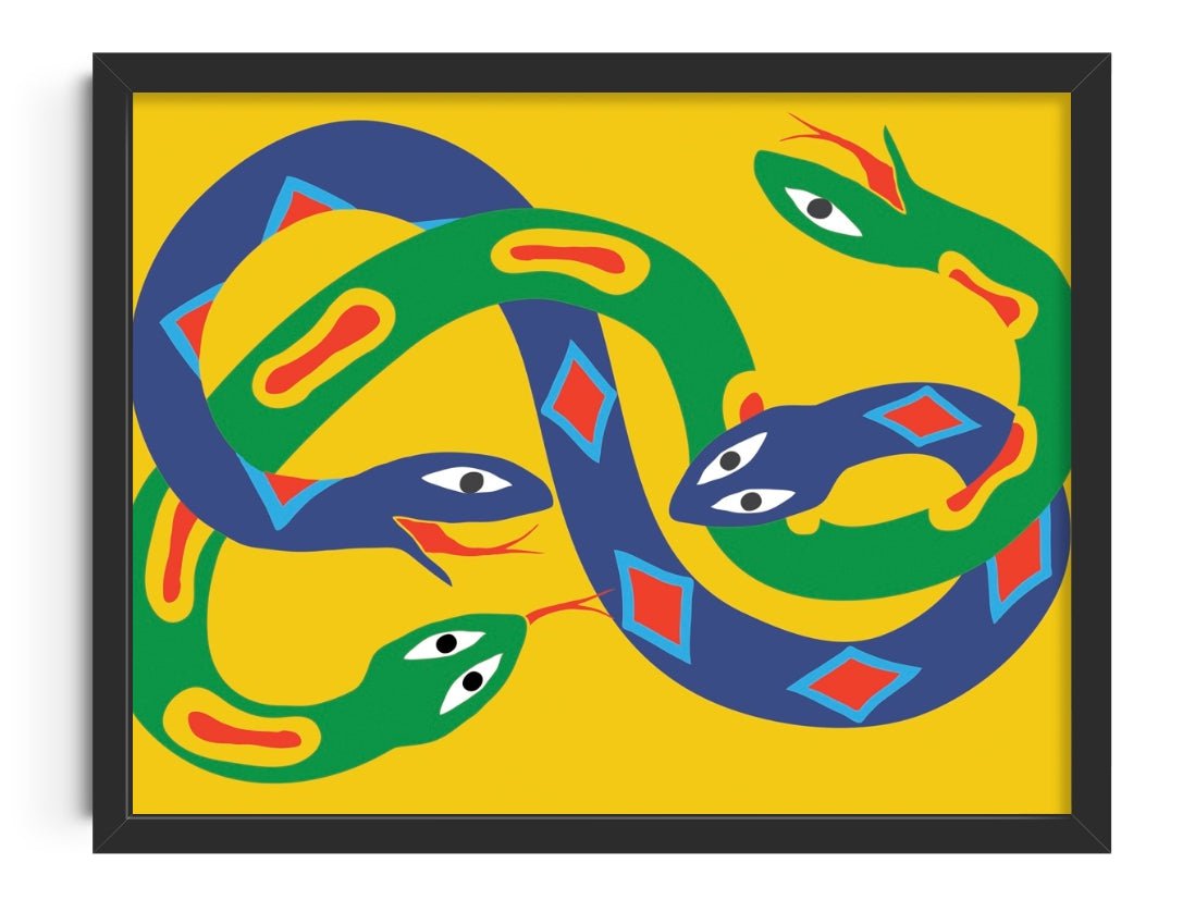 ENTANGLED contemporary wall art print by Max Blackmore - sold by DROOL