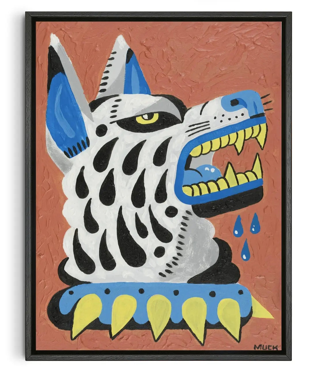 Guard Dog contemporary canvas print by Jamie Muck - sold by DROOL
