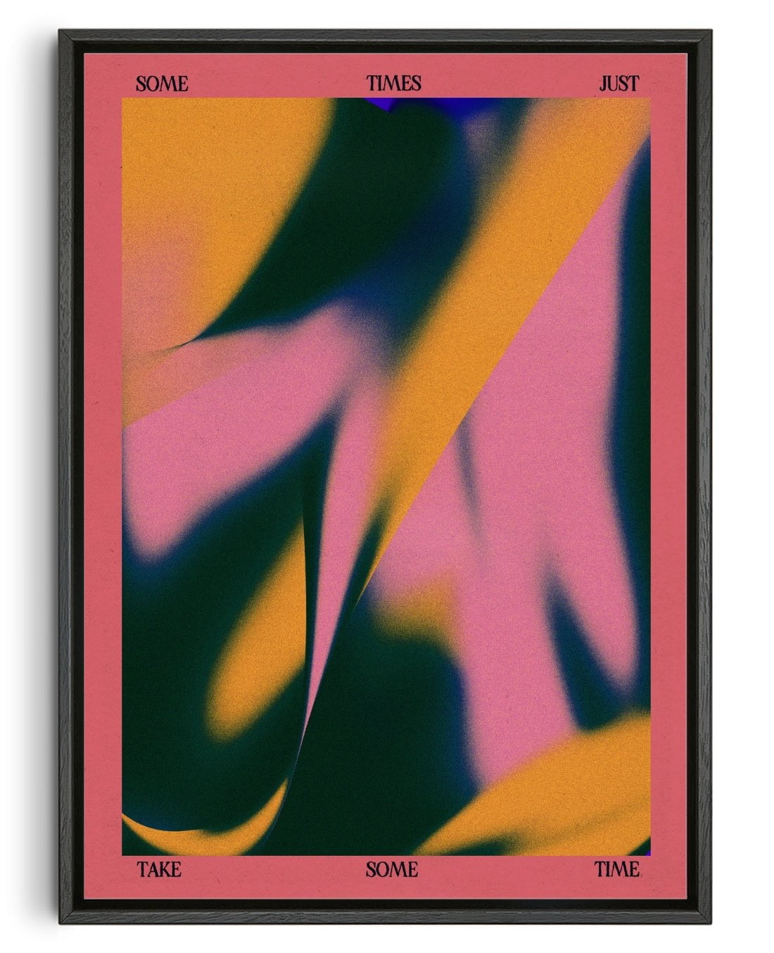 Time contemporary wall art print by Coveposter - sold by DROOL