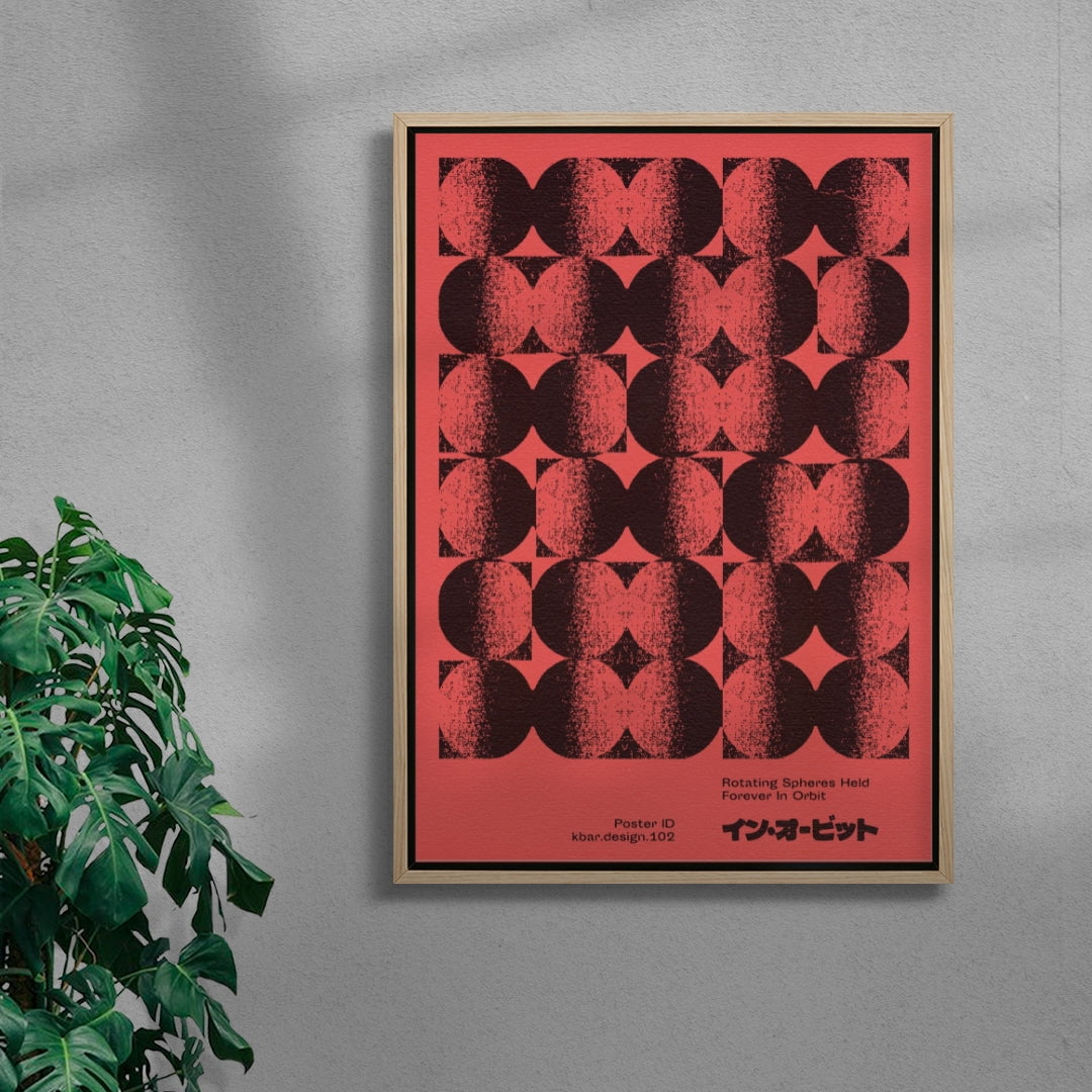 In Orbit contemporary wall art print by Alexander Khabbazi - sold by DROOL