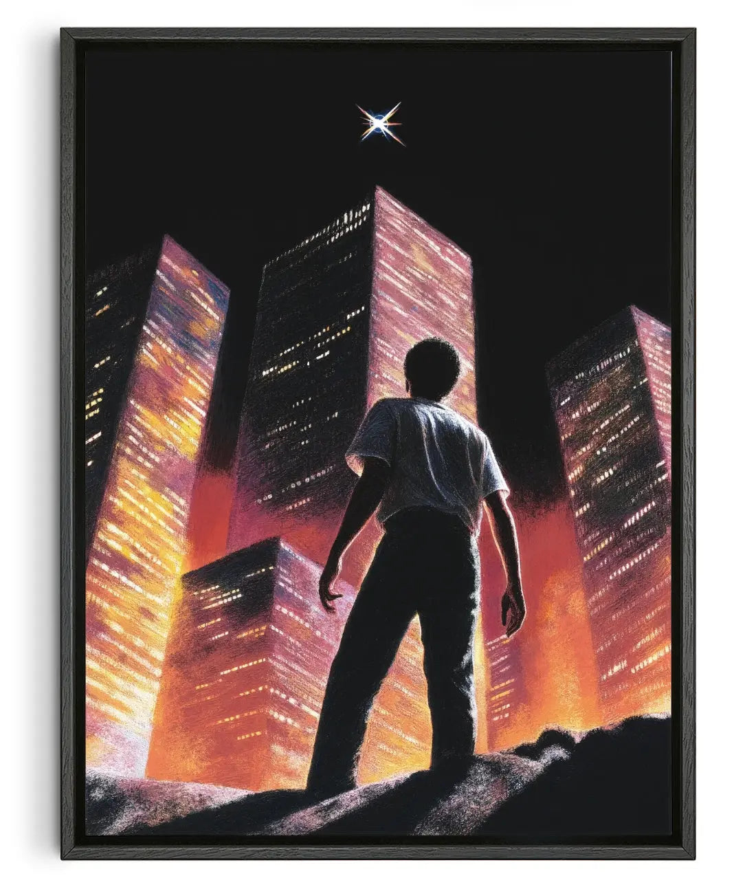on my own contemporary canvas print by Blank Embrace - sold by DROOL