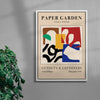 Paper Garden I-I contemporary wall art print by Stell Paper - sold by DROOL