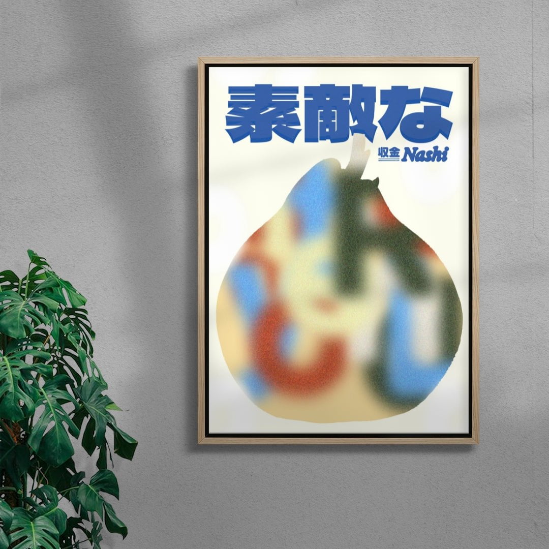 Nashi contemporary wall art print by Studio Trikken - sold by DROOL