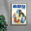 Nashi contemporary wall art print by Studio Trikken - sold by DROOL